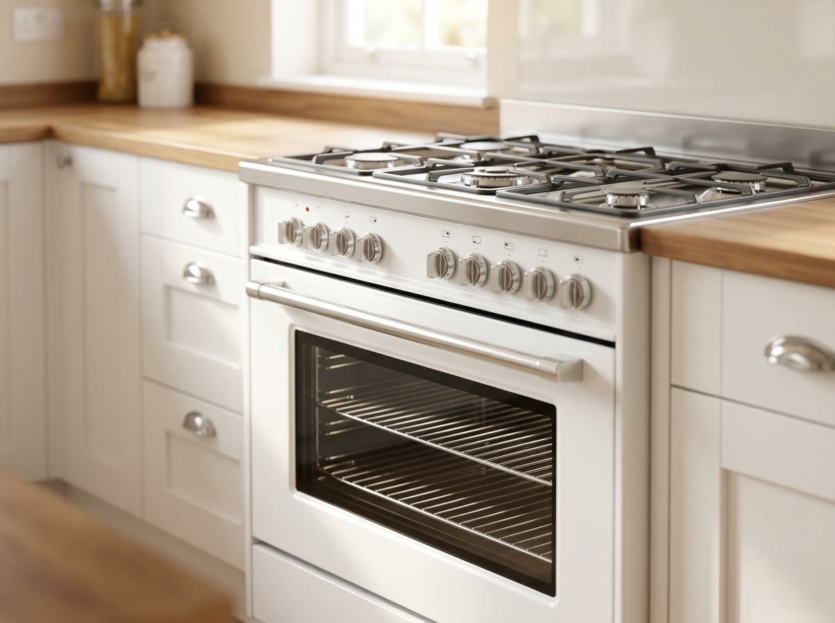 Spotless oven cleaning in action